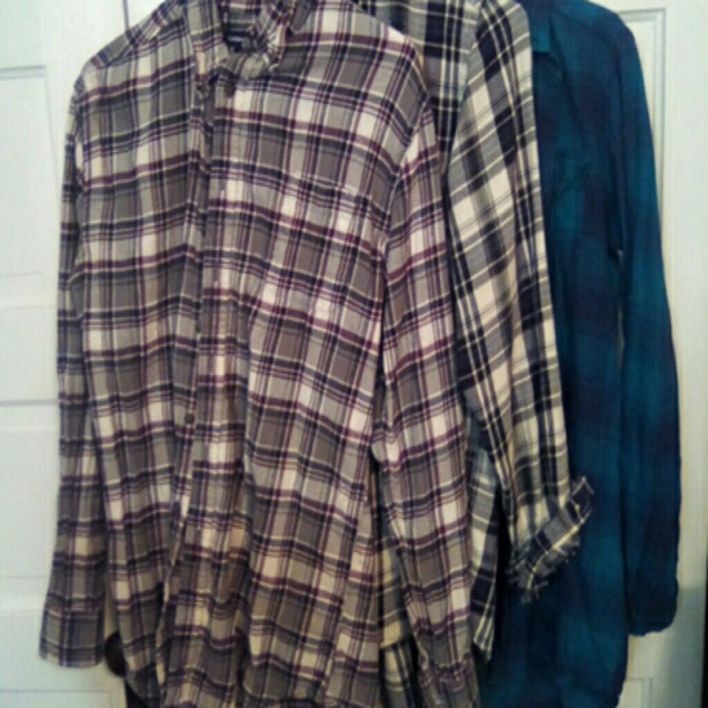 Three Plaid Flannels